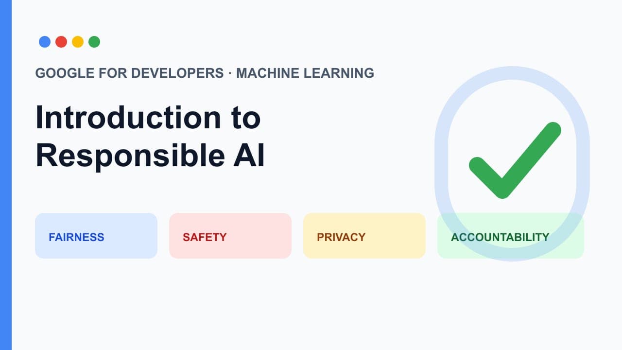 Introduction to Responsible AI by Google for Developers