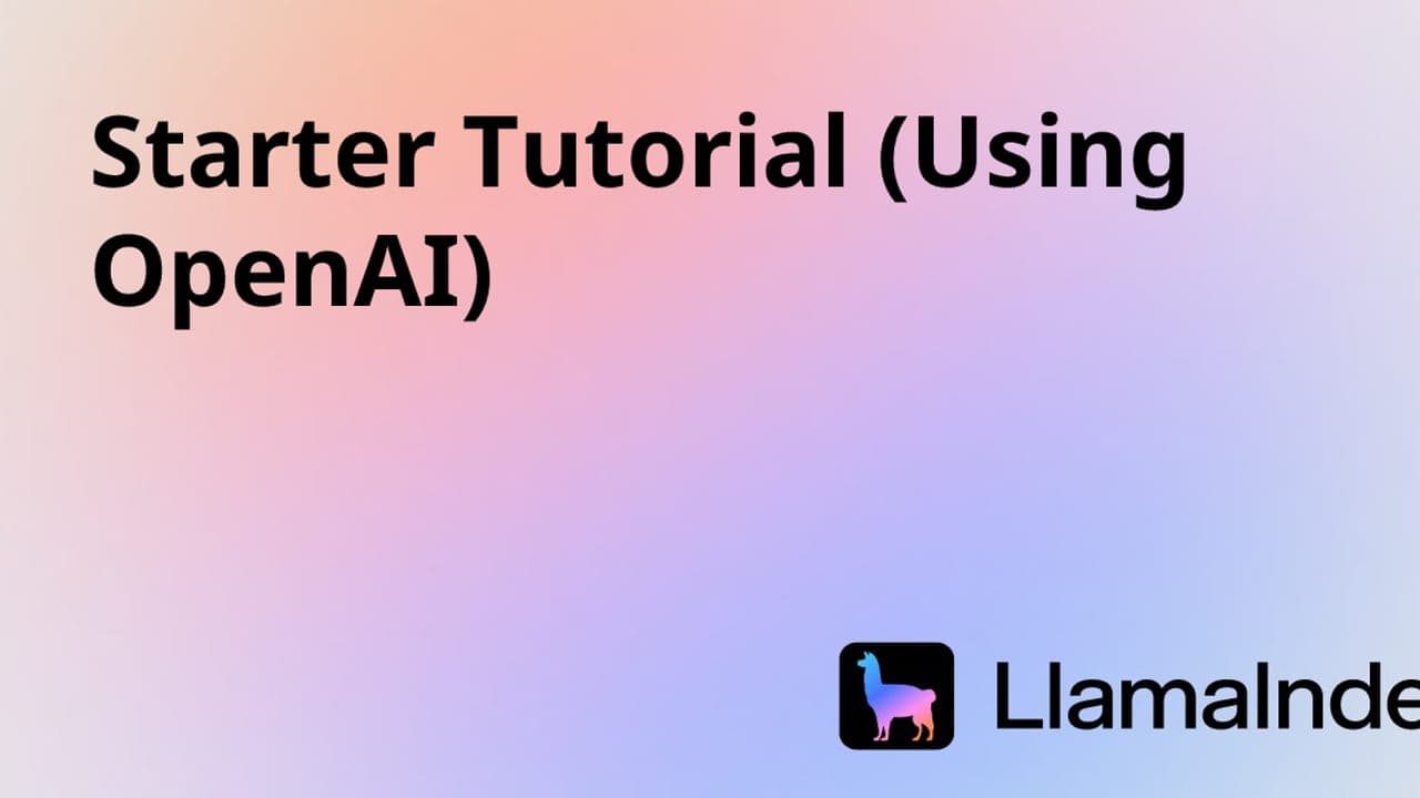 RAG from Scratch with LlamaIndex by LlamaIndex