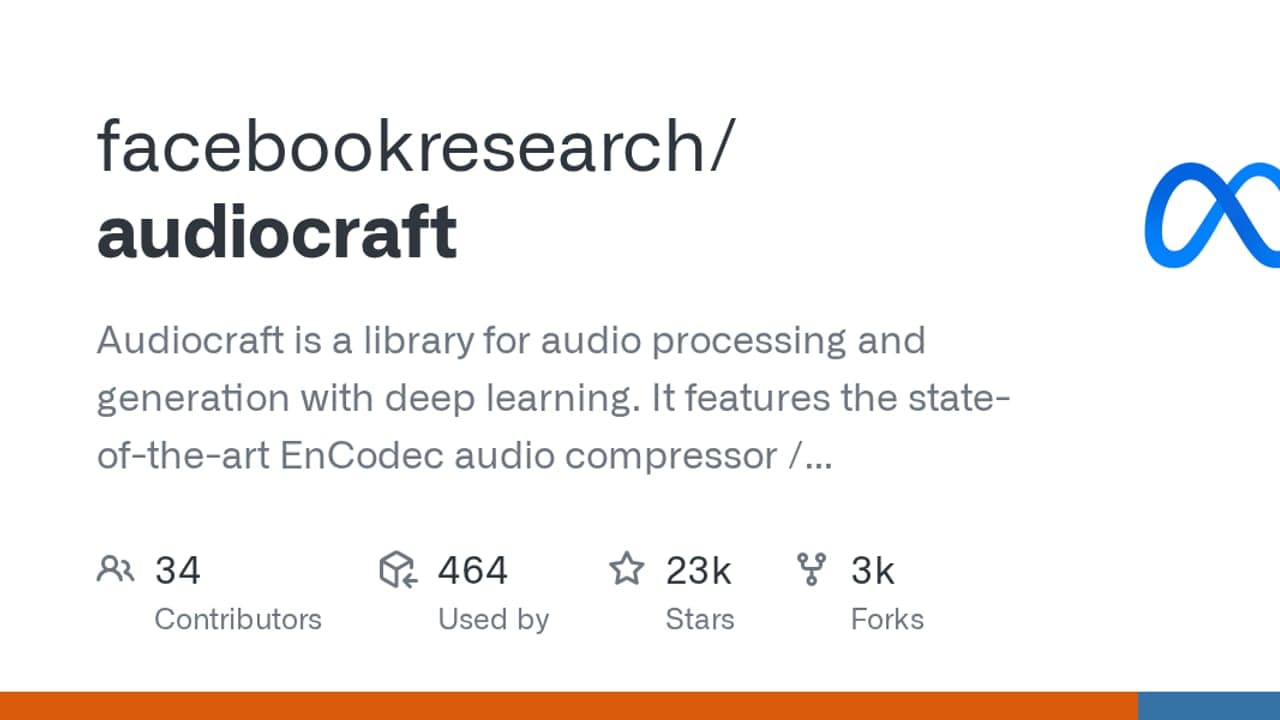 AudioCraft by Meta AI Research