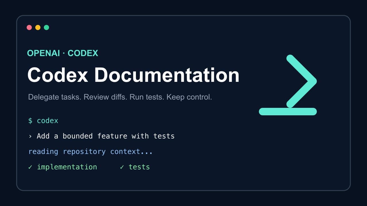 Codex Documentation by OpenAI
