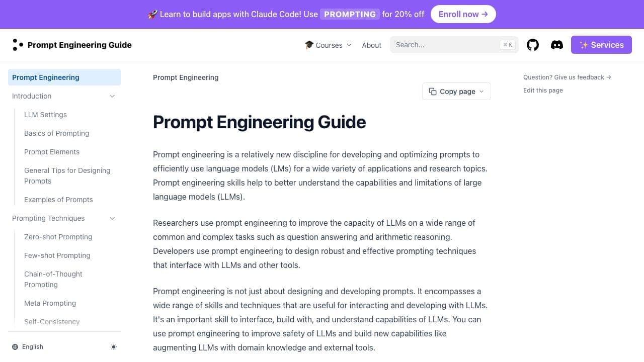 Prompt Engineering Guide by DAIR.AI